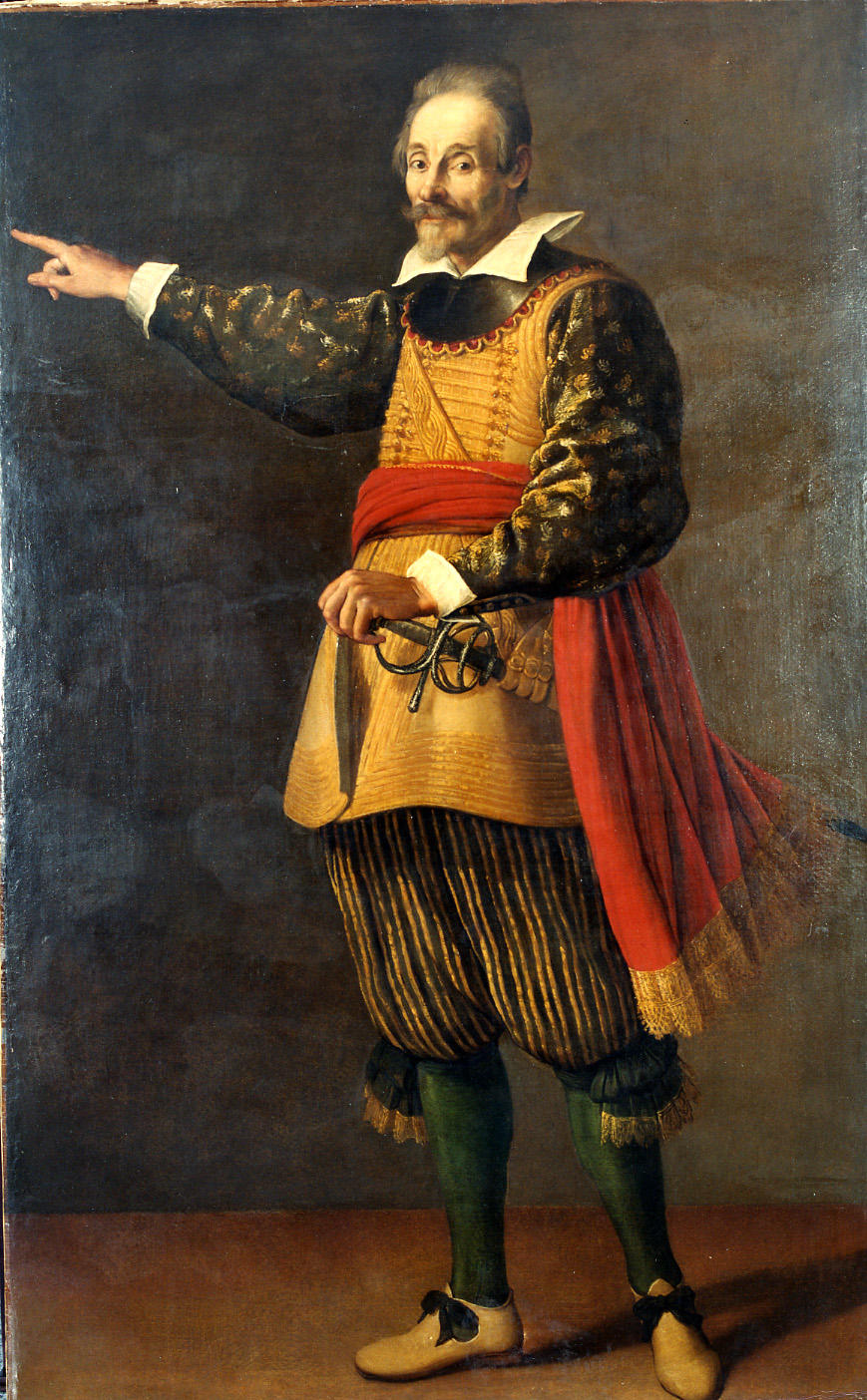 Portrait of the actor Francesco Andreini